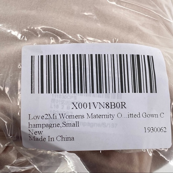 Love2Mi Women's Off Shoulder Maternity Gown Dress - Picture 7 of 8